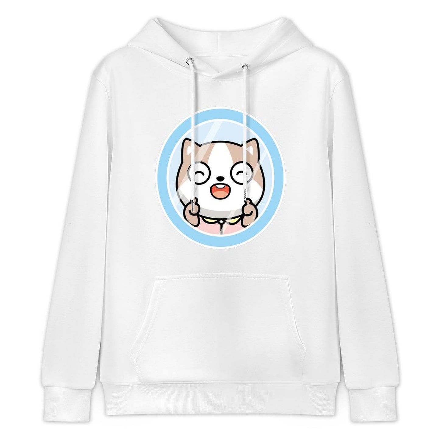 Regular Clean Front Graphic Hoodies