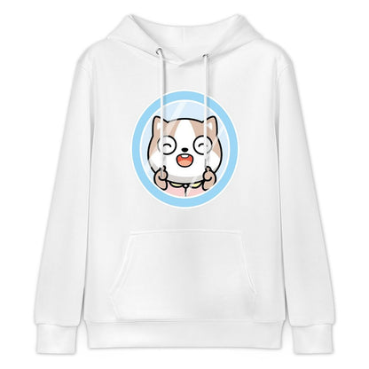 Regular Clean Front Graphic Hoodies