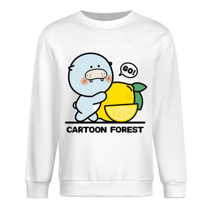 Front Patterned Long Sleeve TopRetro Minimal