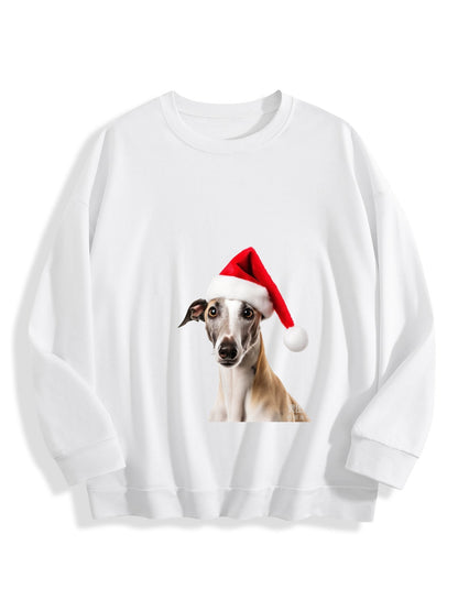 Customizable Christmas-themed long-sleeved Christmas Dog