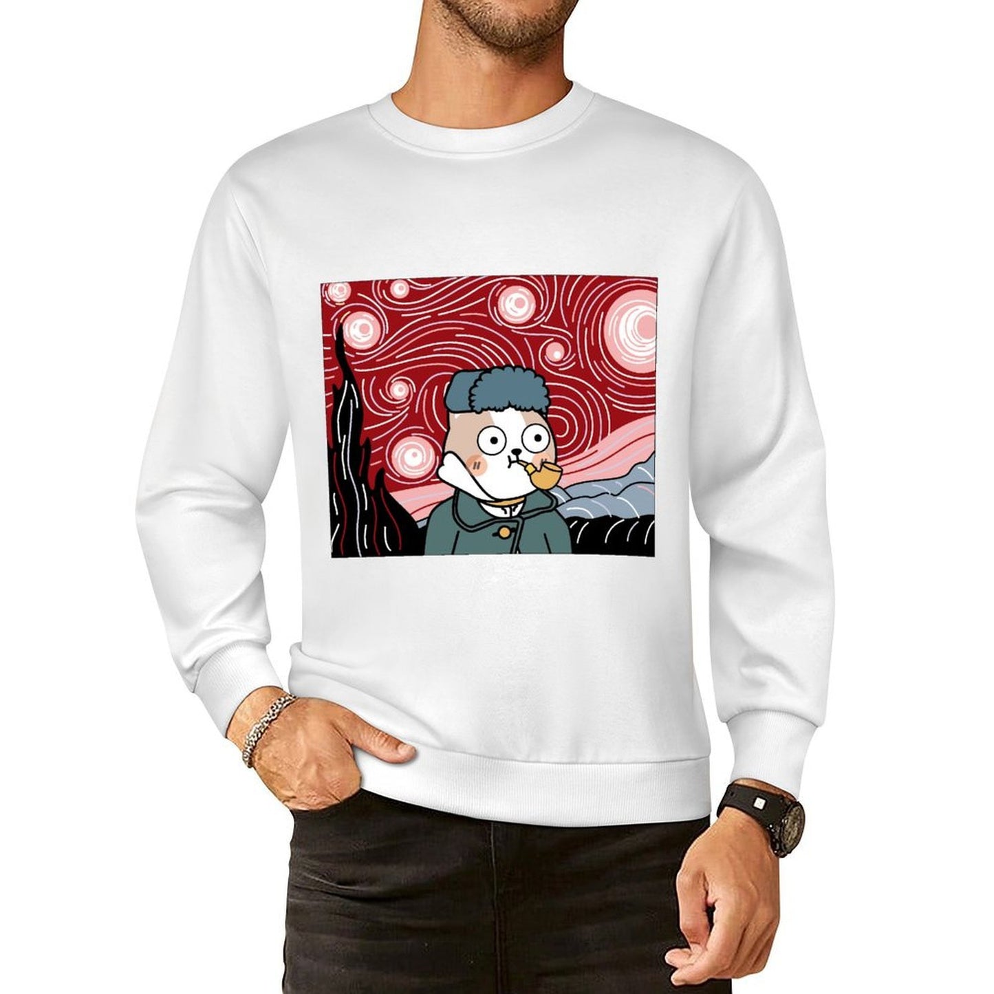 Front Patterned Long Sleeve TopActiveLine Original