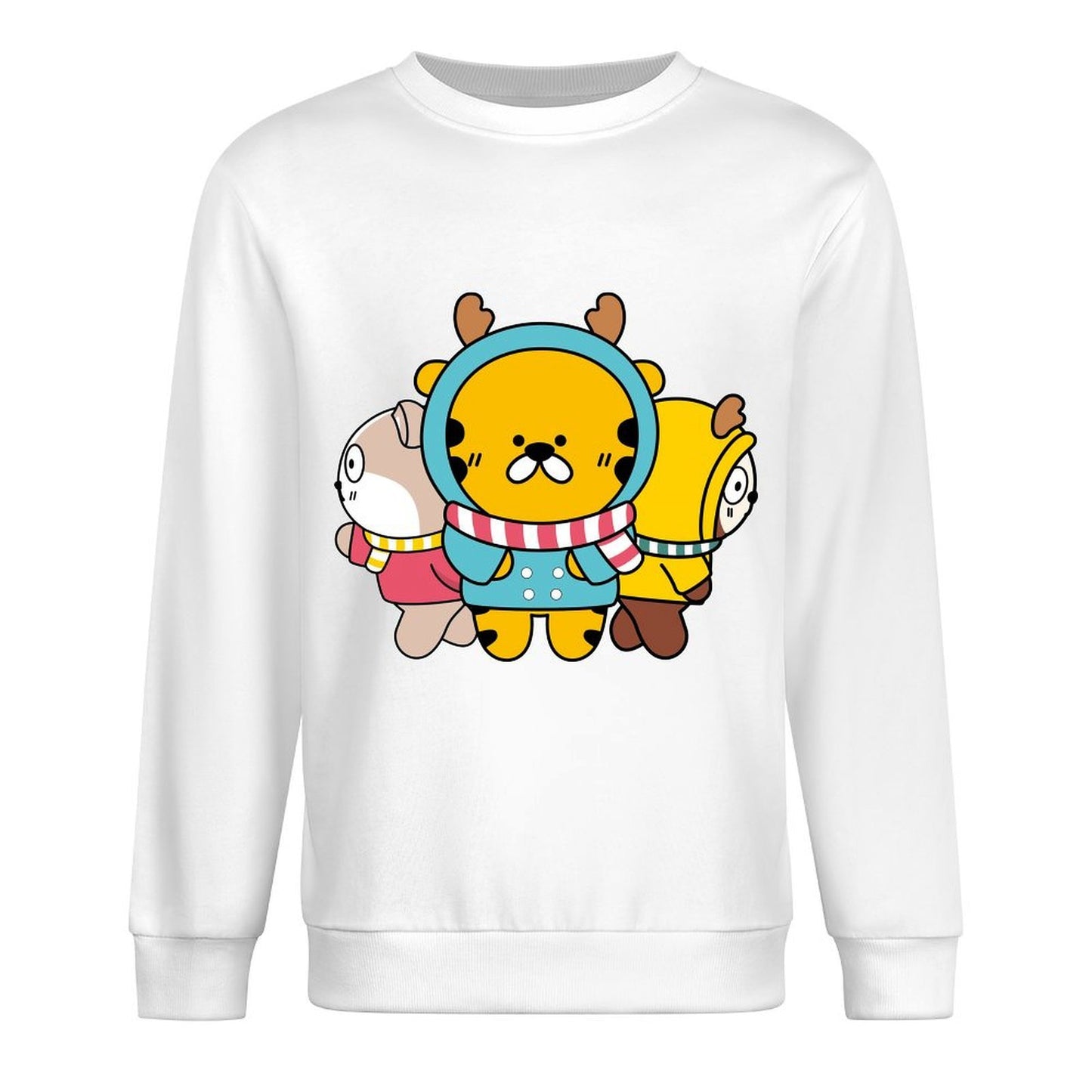 Front Patterned Long Sleeve TopEssentialFit Printed