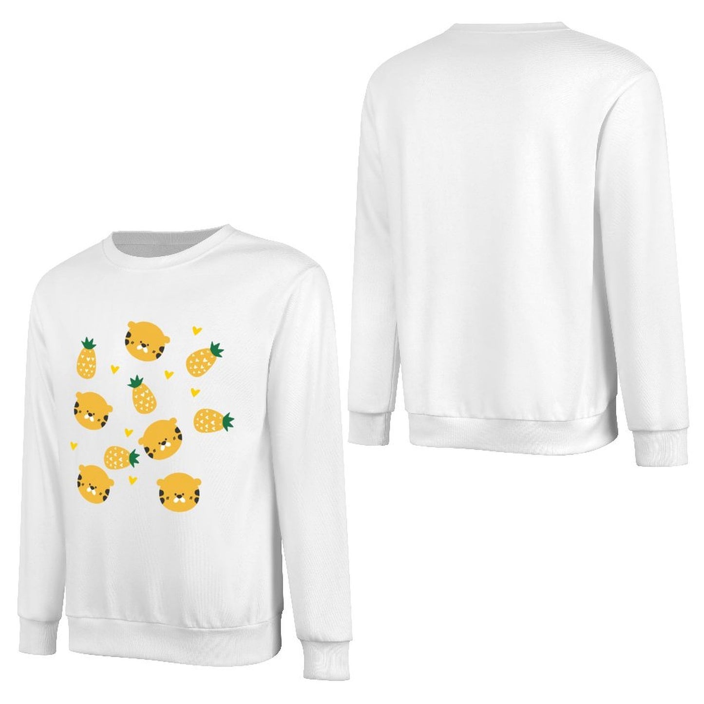 Front Patterned Long Sleeve TopEverydayComfort Long Lasting
