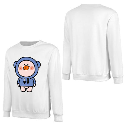 Front Patterned Long Sleeve TopMinimalist High-Quality