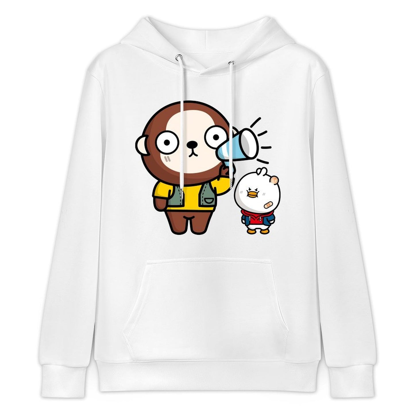 Oversized Casual Front Graphic Hoodies