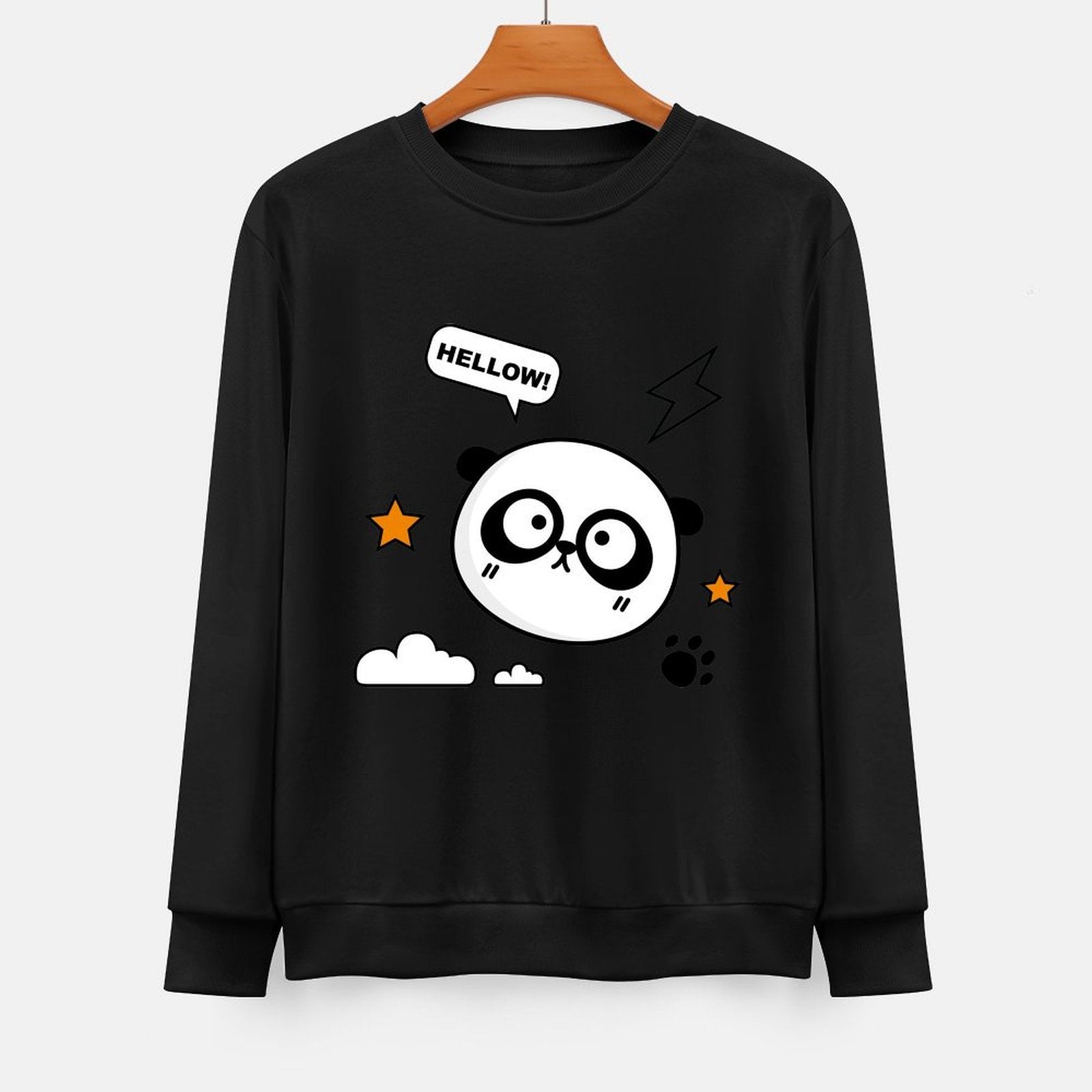  Front Patterned Long Sleeve TopCasual ClassicSeries