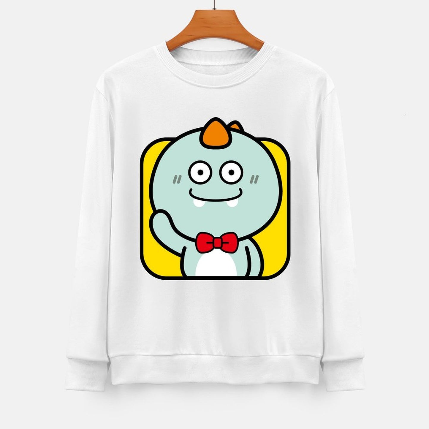 Front Patterned Long Sleeve TopRegularFit PureStyle