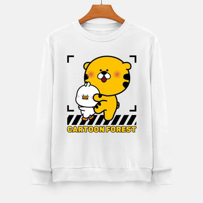 Front Patterned Long Sleeve TopNeat Colorfast