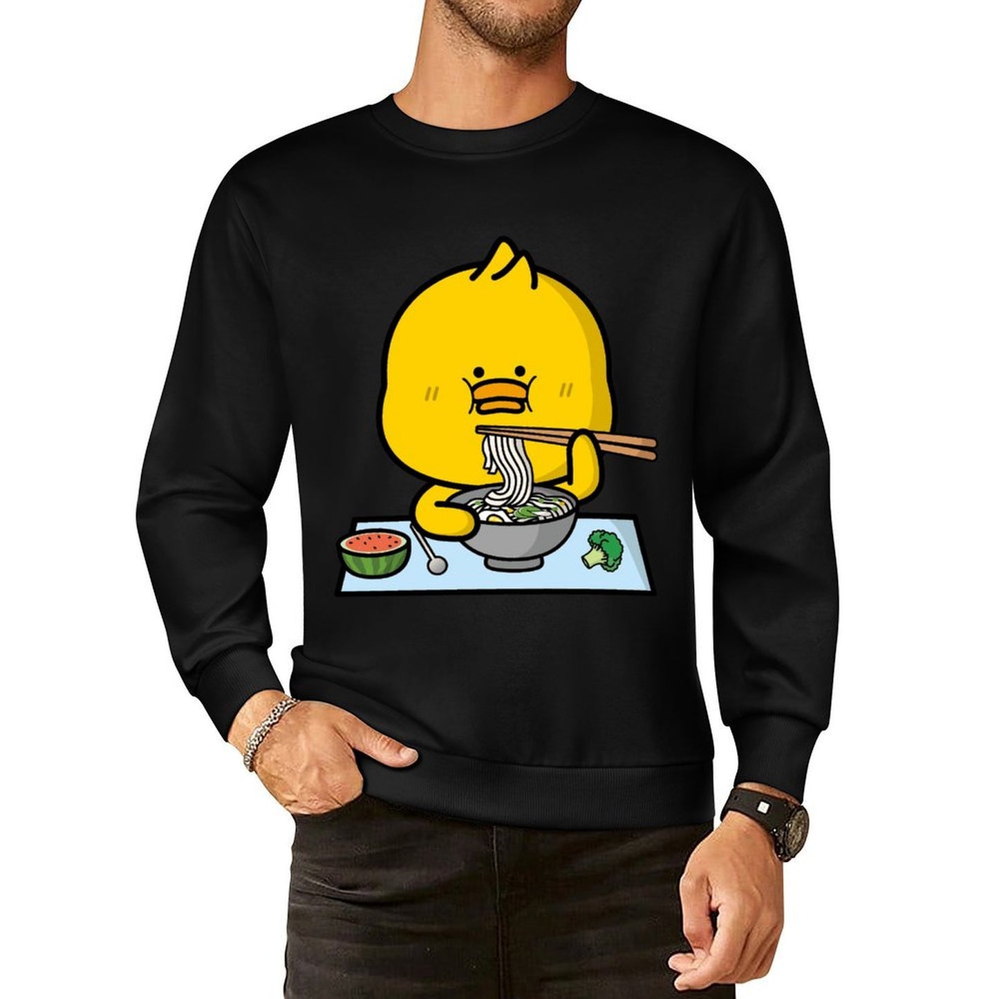 Front Patterned Long Sleeve TopSmooth Feel ActiveLine