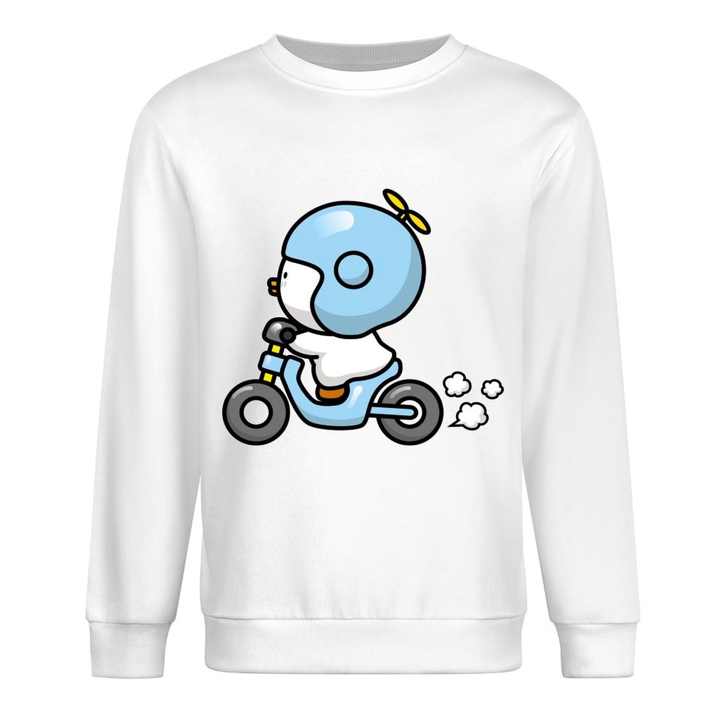 Front Patterned Long Sleeve TopActiveLine Wrinkle-Free