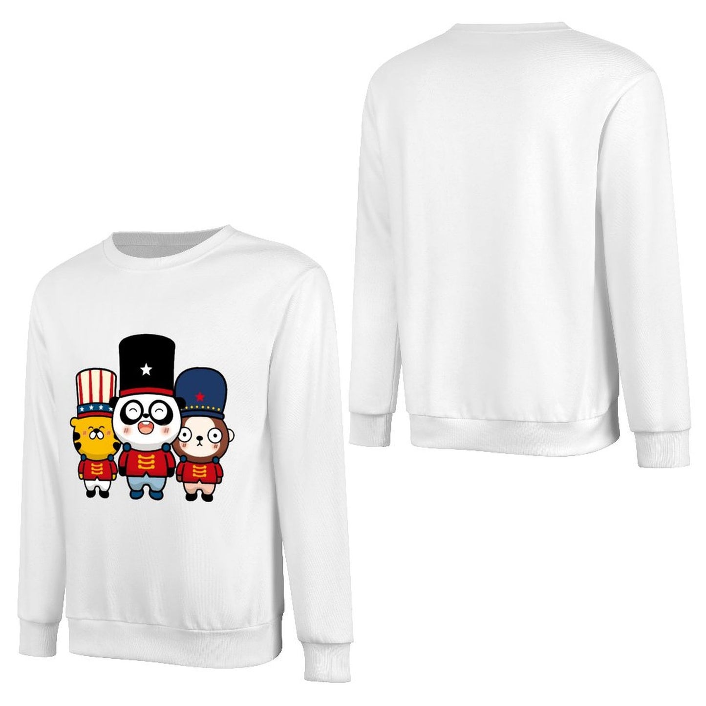 Front Patterned Long Sleeve TopSoftWear ModernFit