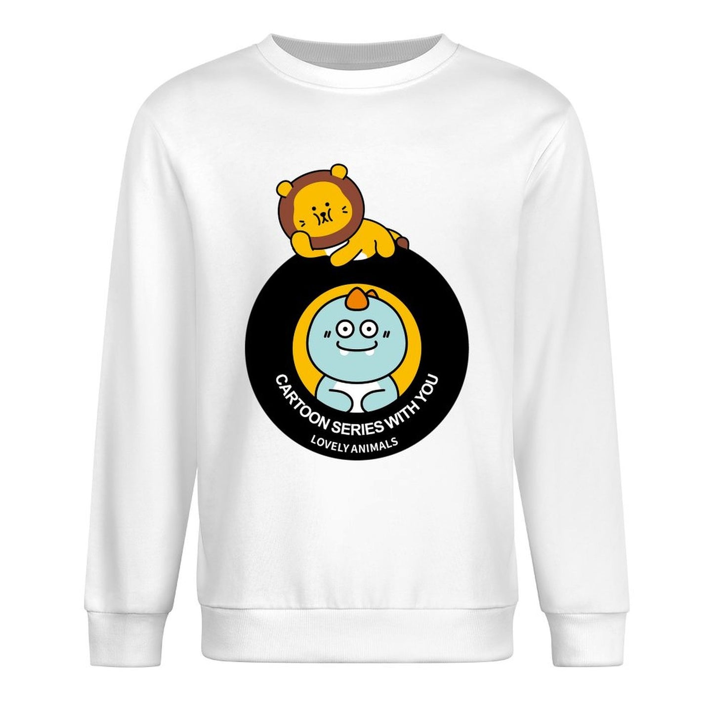 Front Patterned Long Sleeve TopLifestyleLine Logo-Ready