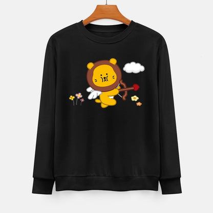 Front Patterned Long Sleeve TopEverydayWear Logo-Ready