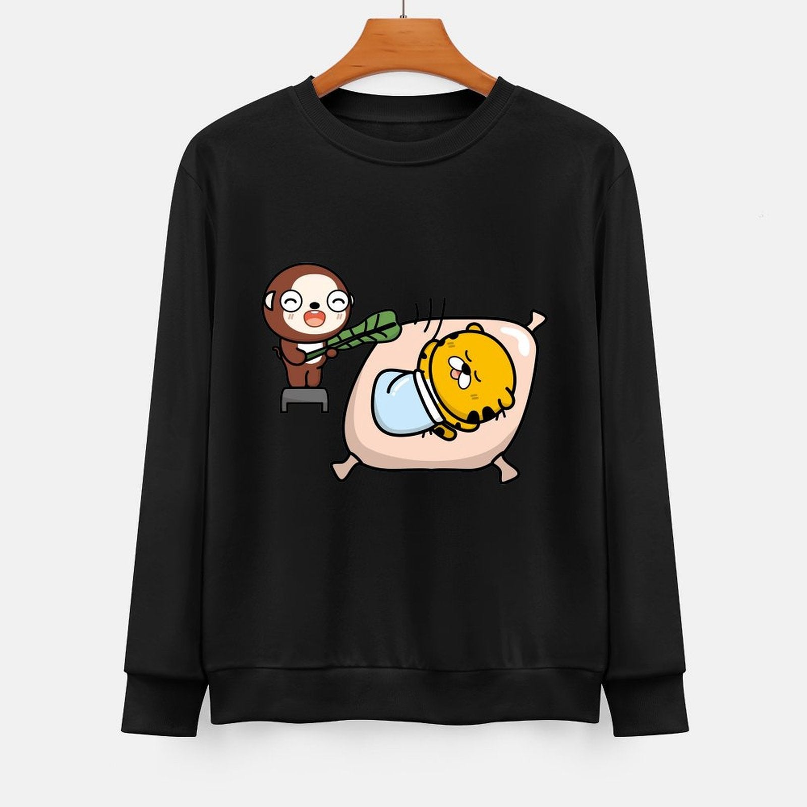  Front Patterned Long Sleeve TopComfortLine Reliable