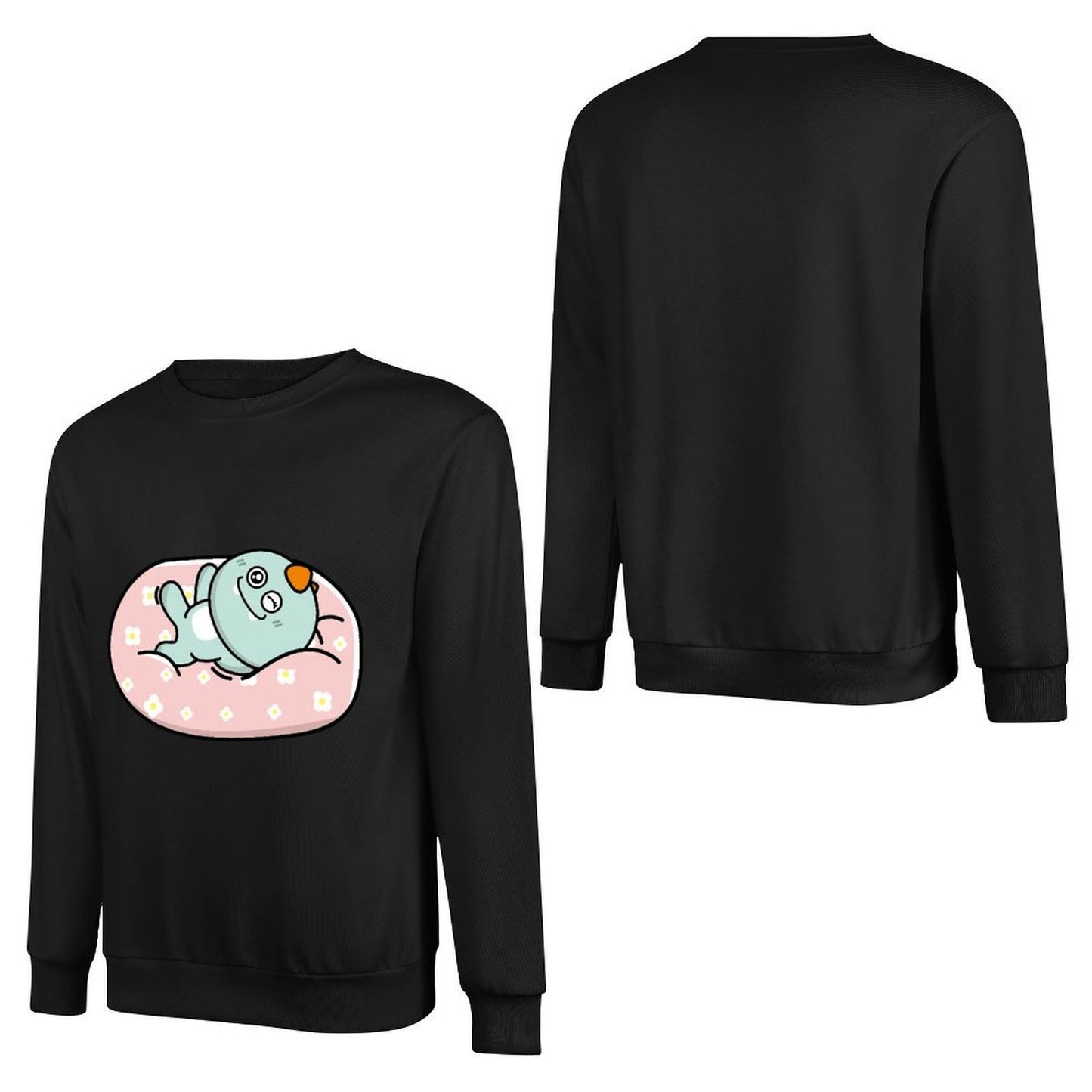 Front Patterned Long Sleeve TopSleek Made-to-Order