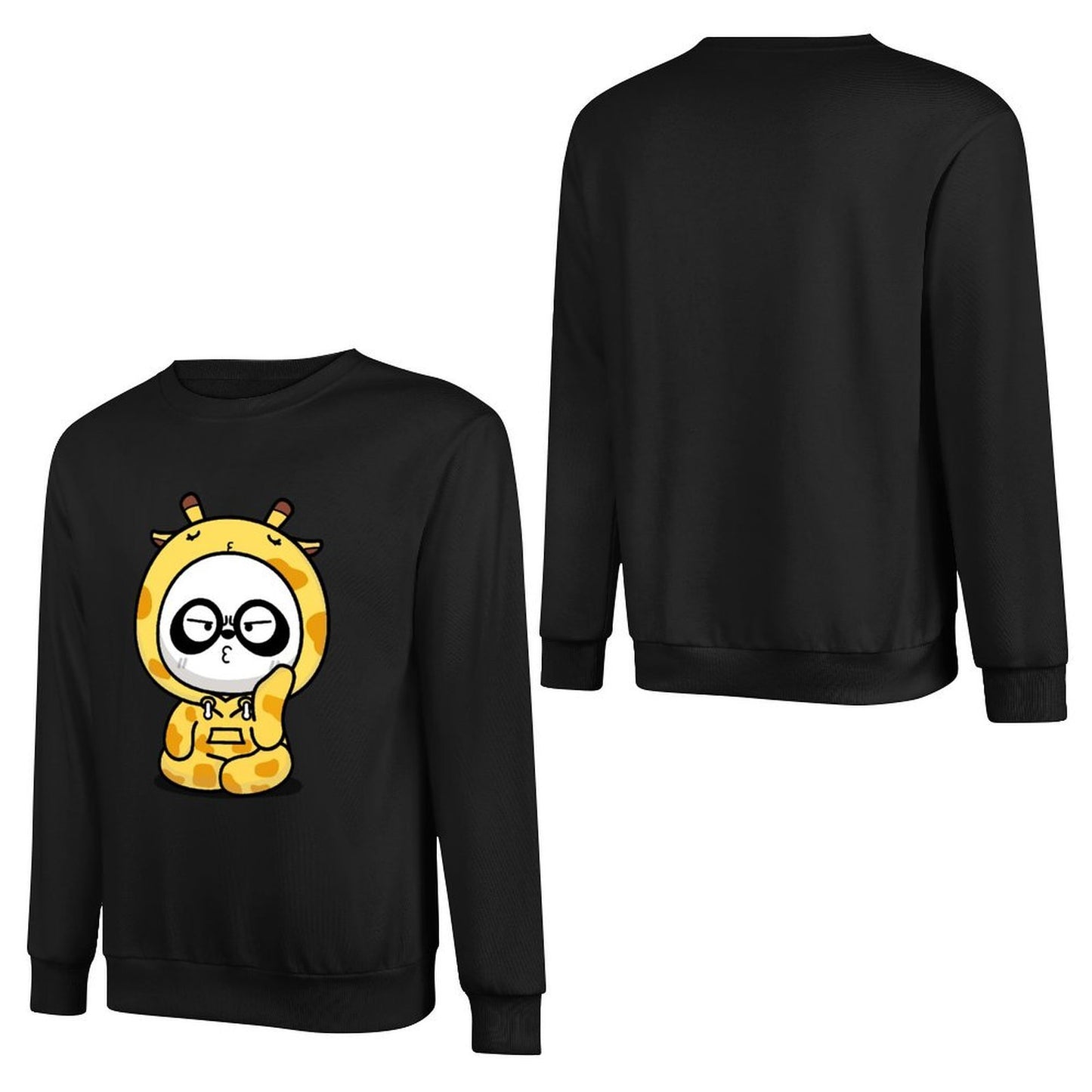 Front Patterned Long Sleeve TopDurable Eco-Conscious