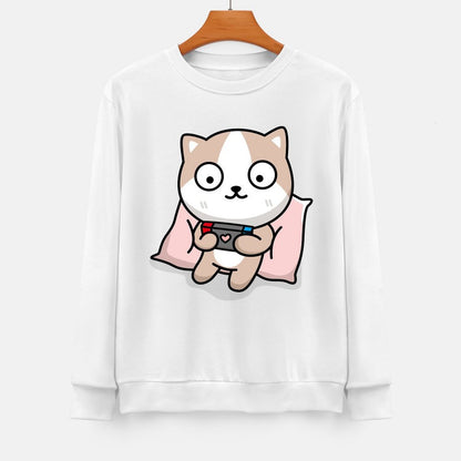 Front Patterned Long Sleeve TopStudio SoftFeel