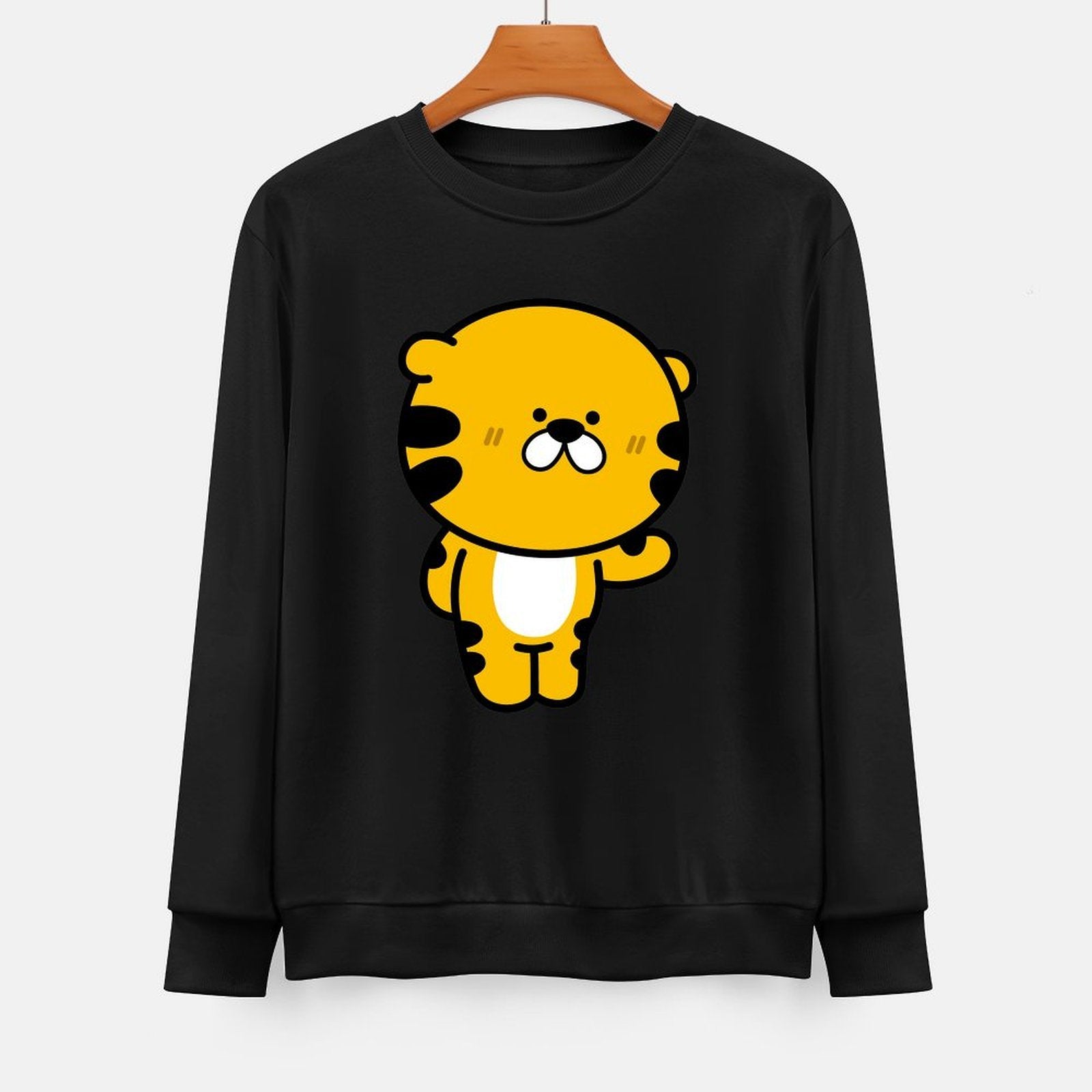  Front Patterned Long Sleeve TopMoisture-Wicking Vintage