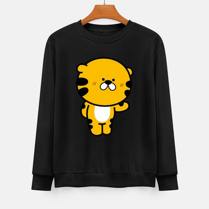  Front Patterned Long Sleeve TopMoisture-Wicking Vintage