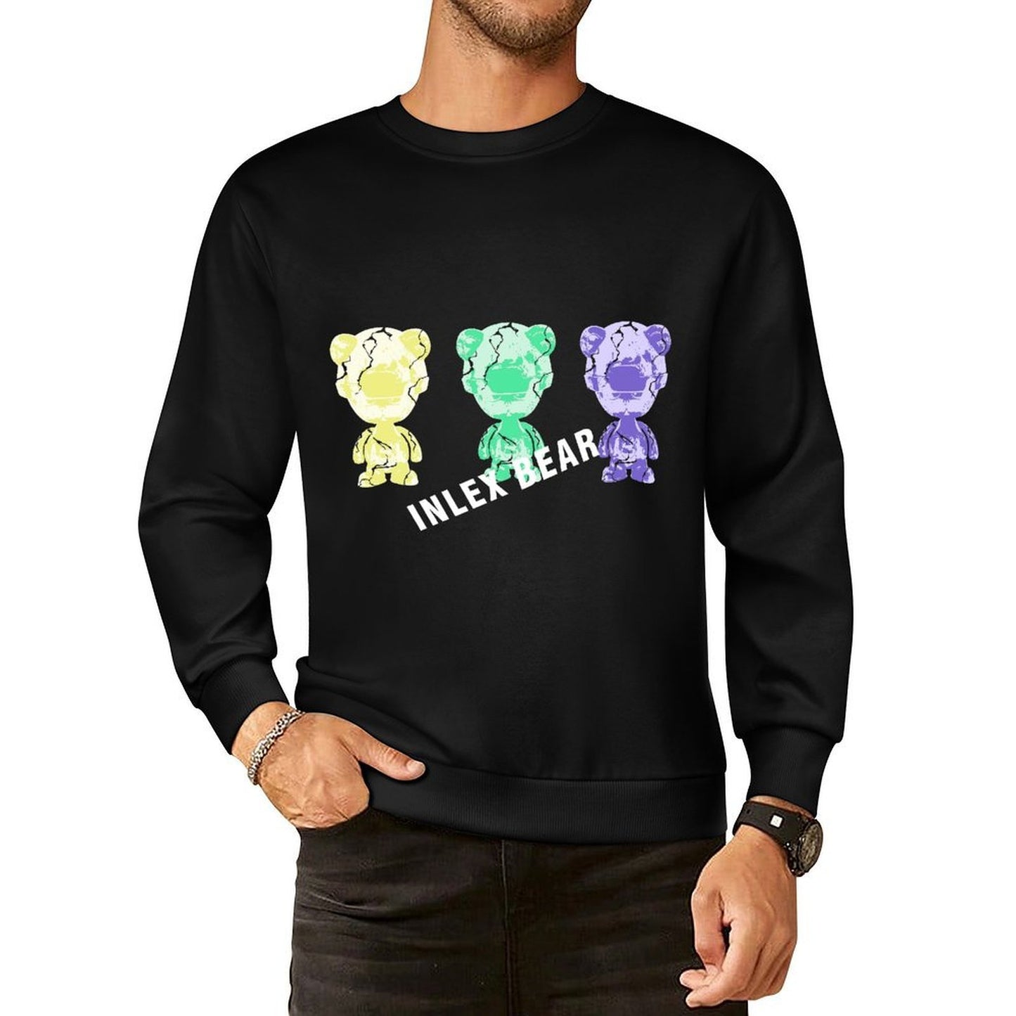 IPIB 250g Crew Neck Long Sleeve Sweatshirt Front GraphicCrew Neck Long Sleeve Sweatshirt6000050-4