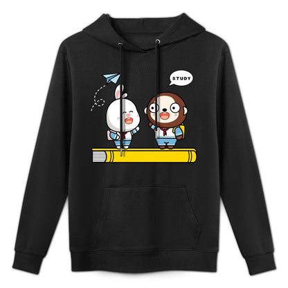 Plain Logo-Ready Front Graphic Hoodies