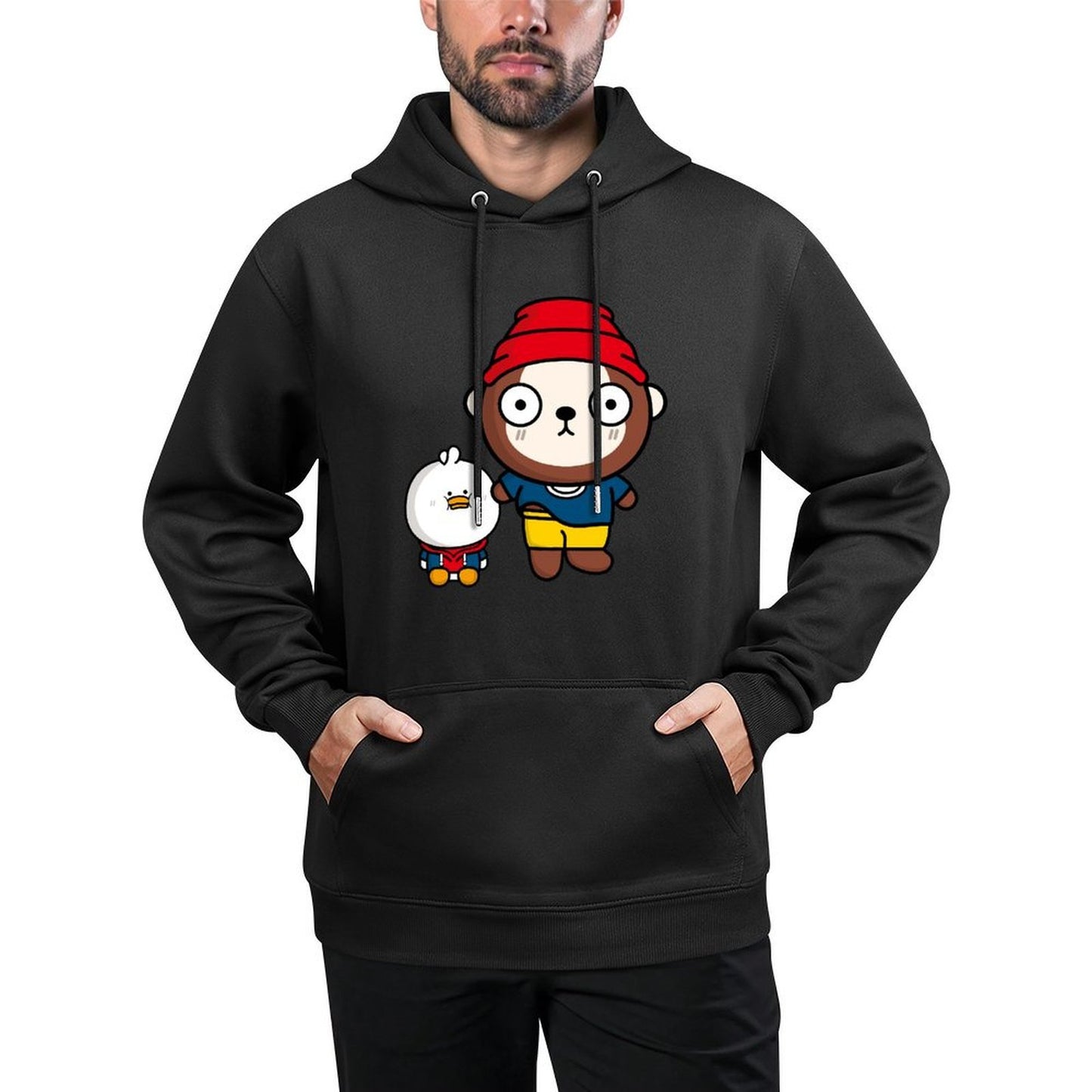 IPBR 250g Hooded Pocket Sweatshirt Front GraphicMen's Hooded  Sweatshirt4001161