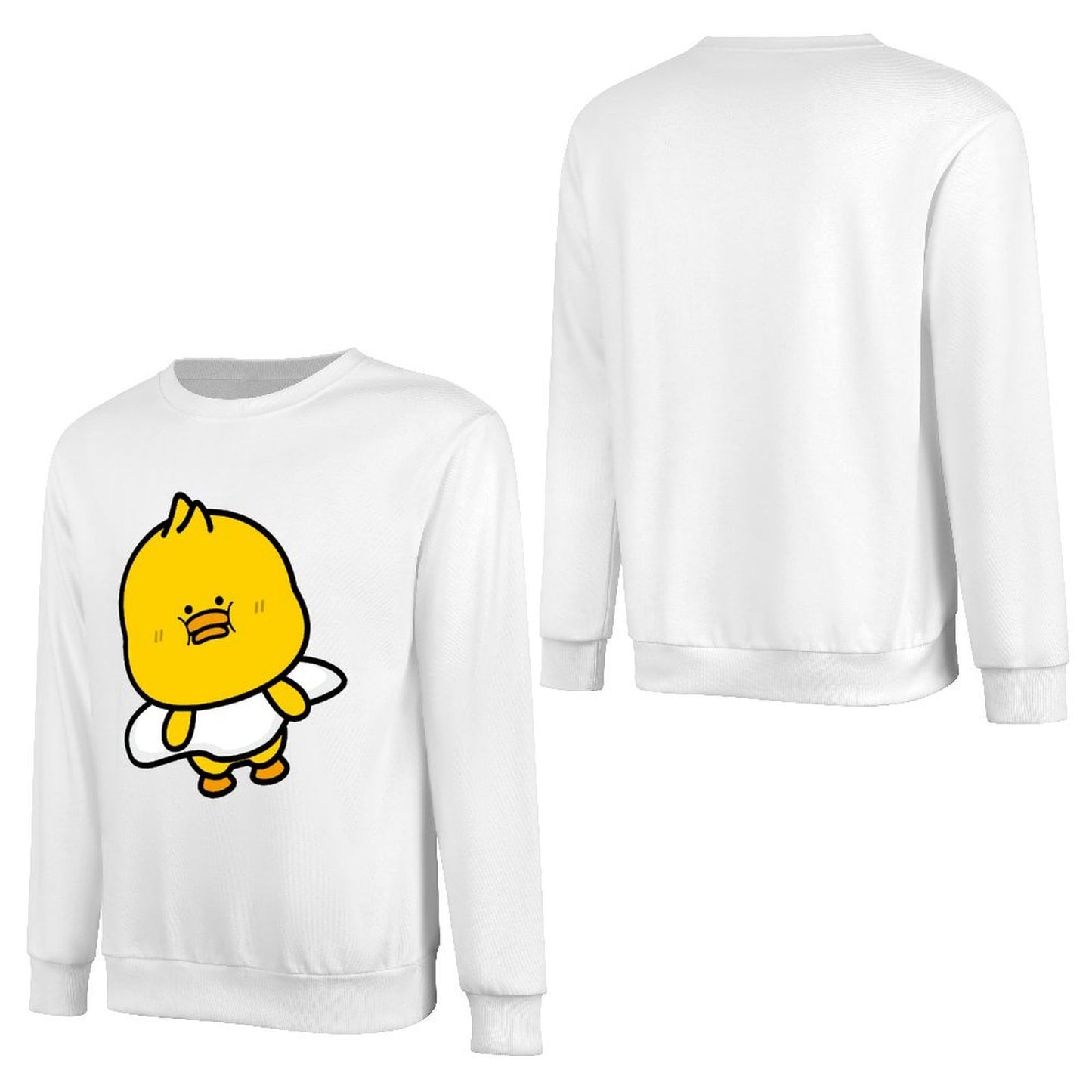 Front Patterned Long Sleeve TopClassic Fit Urban