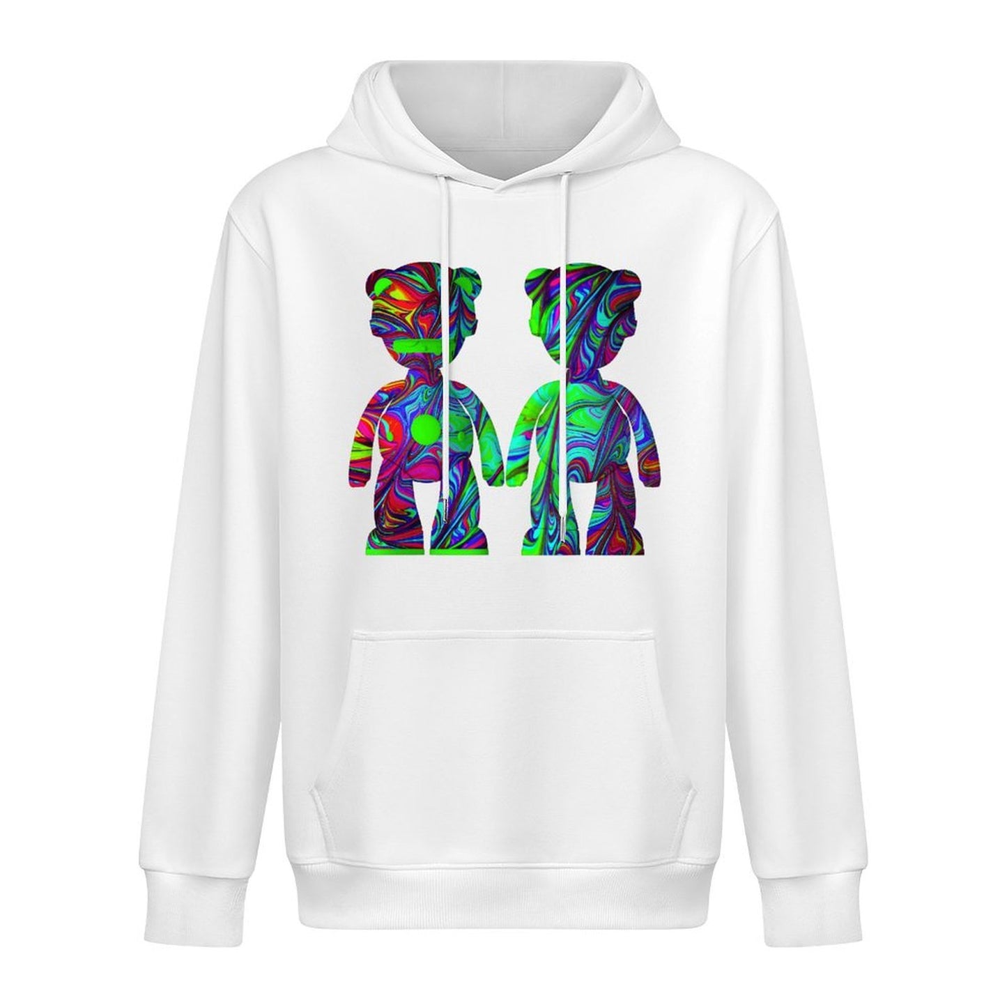 Hoodie Front PatternPrinting Slim Fit