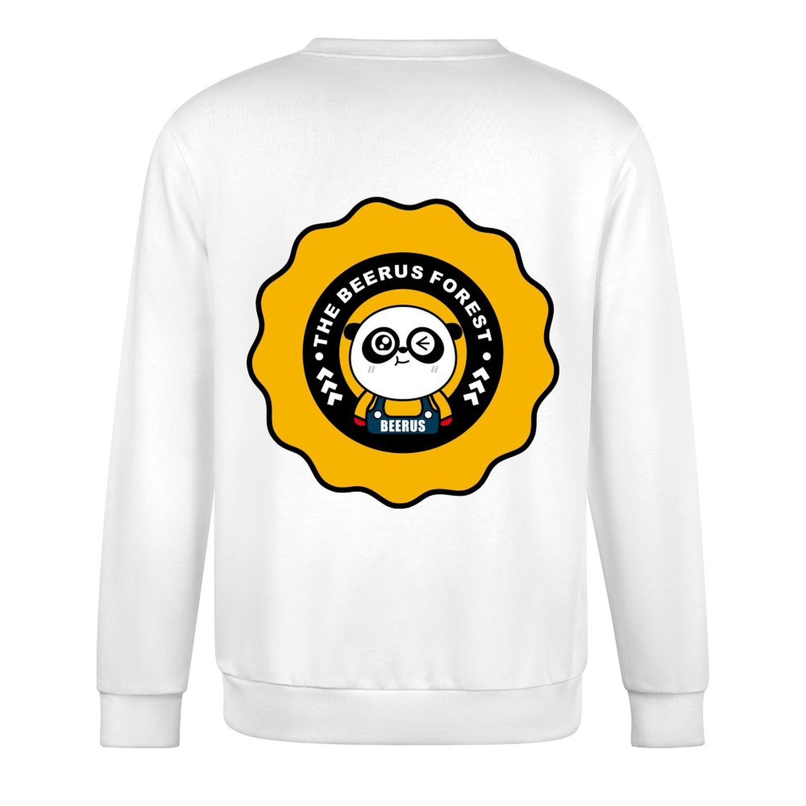 Long-sleeved crew neck sweatshirtDouble-Stitched Refined Long Sleeve