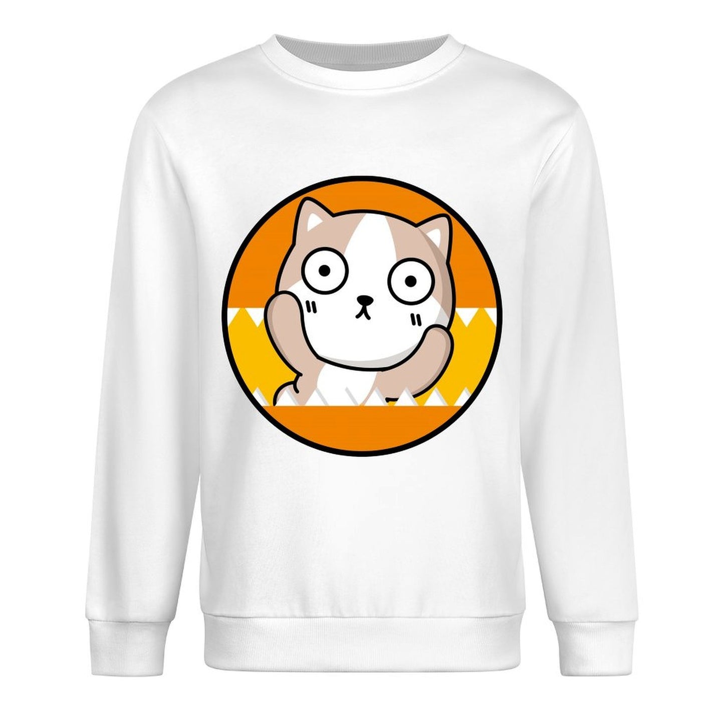 Front Patterned Long Sleeve TopBreathable Eco-Conscious