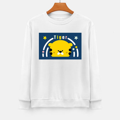 Front Patterned Long Sleeve TopSoftFeel Modern