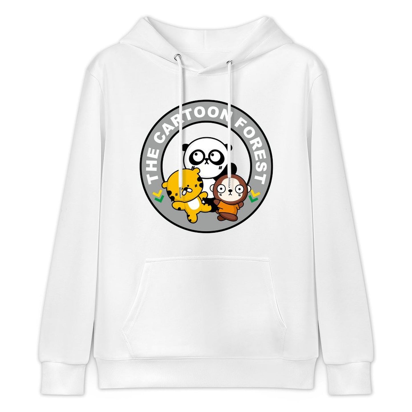 Fade-Proof Recycled Front Graphic Hoodies