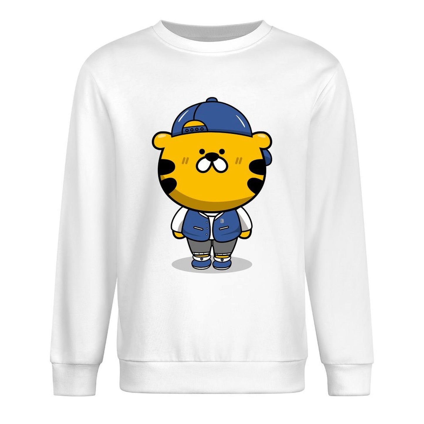 Front Patterned Long Sleeve TopClean Edges Breathable