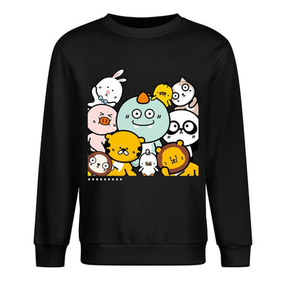 Front Patterned Long Sleeve TopIndoor Strong