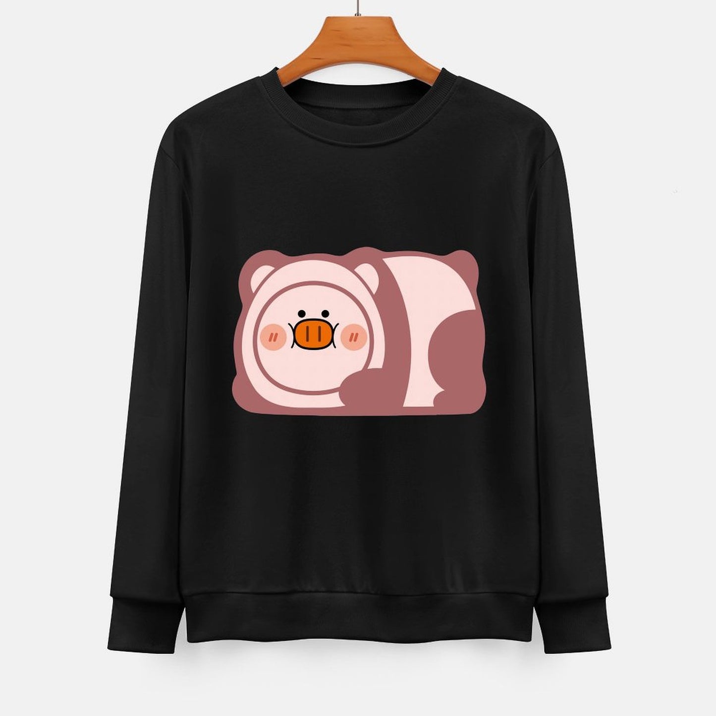  Front Patterned Long Sleeve TopClassicSeries 100% Cotton