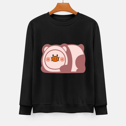  Front Patterned Long Sleeve TopClassicSeries 100% Cotton