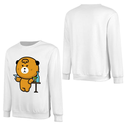 Front Patterned Long Sleeve TopPure Original