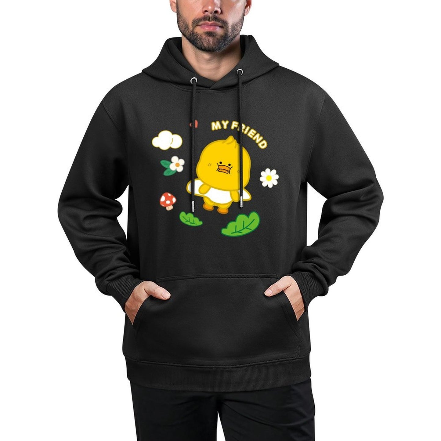 IPBR 250g Hooded Pocket Sweatshirt Front GraphicMen's Hooded  Sweatshirt4001098