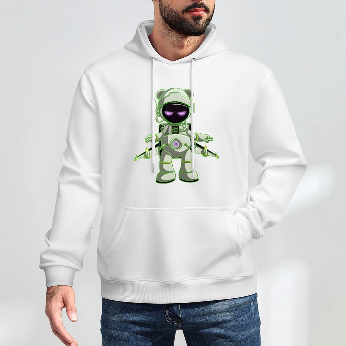 Hoodie Front PatternBold Breathable