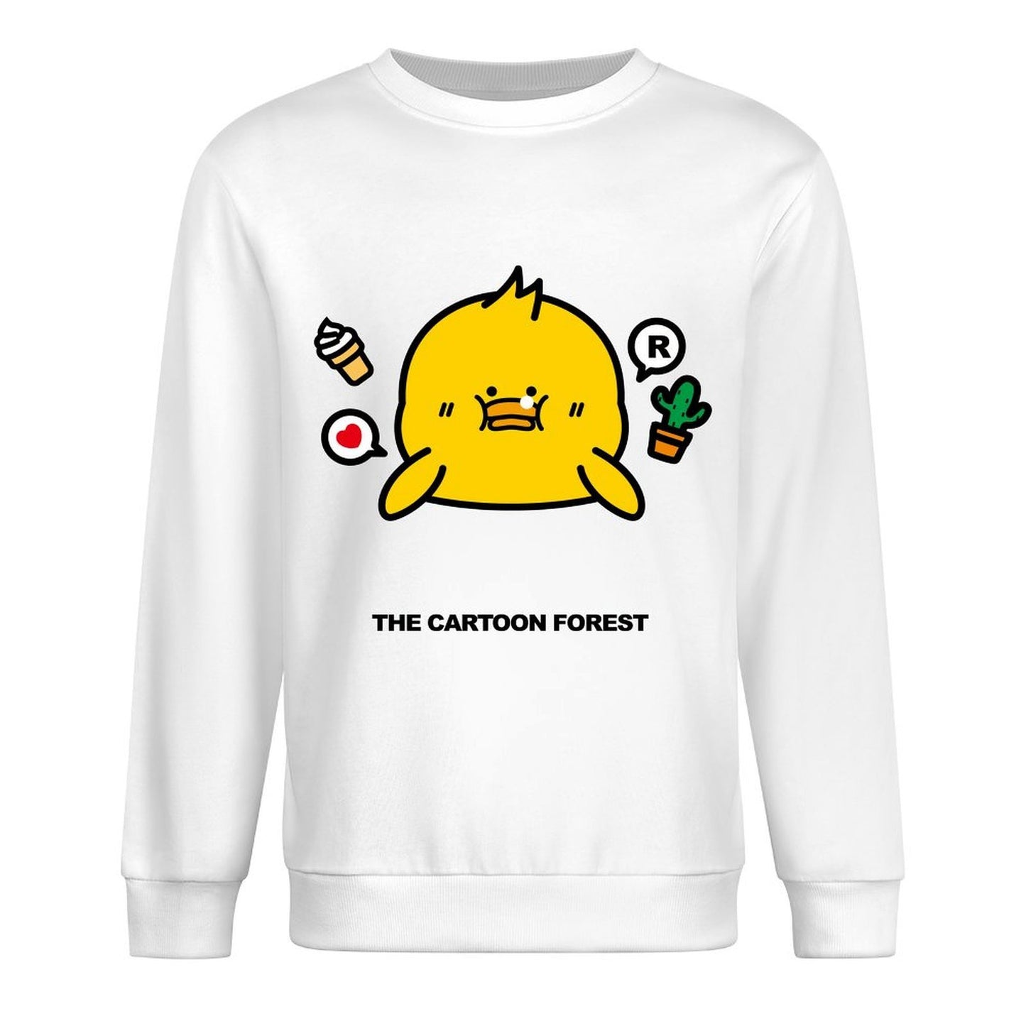 Front Patterned Long Sleeve TopMinimal StreetFit