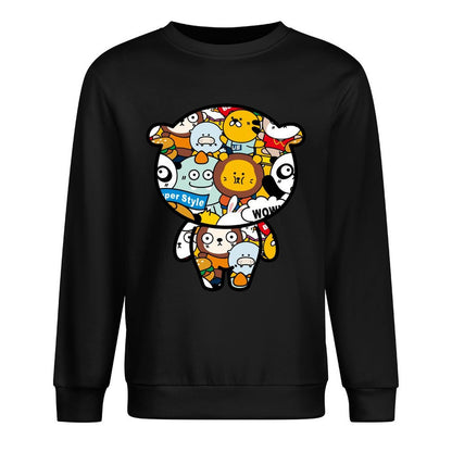 IPBR 250g Crew Neck Long Sleeve Sweatshirt Front GraphicCrew Neck Long Sleeve Sweatshirt4003842