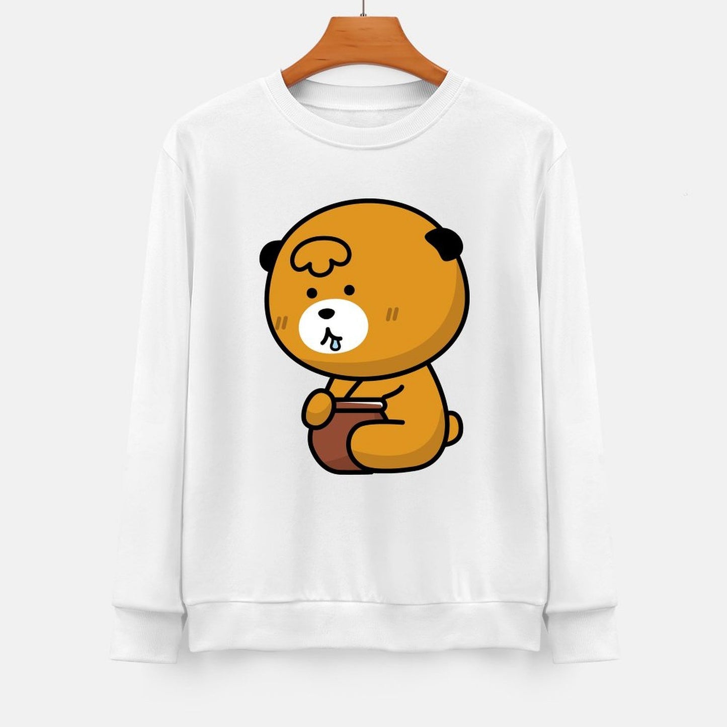 Front Patterned Long Sleeve TopWeekend Sharp