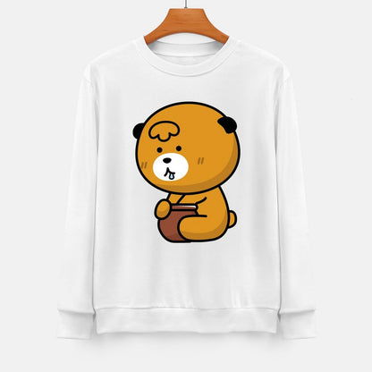 Front Patterned Long Sleeve TopWeekend Sharp