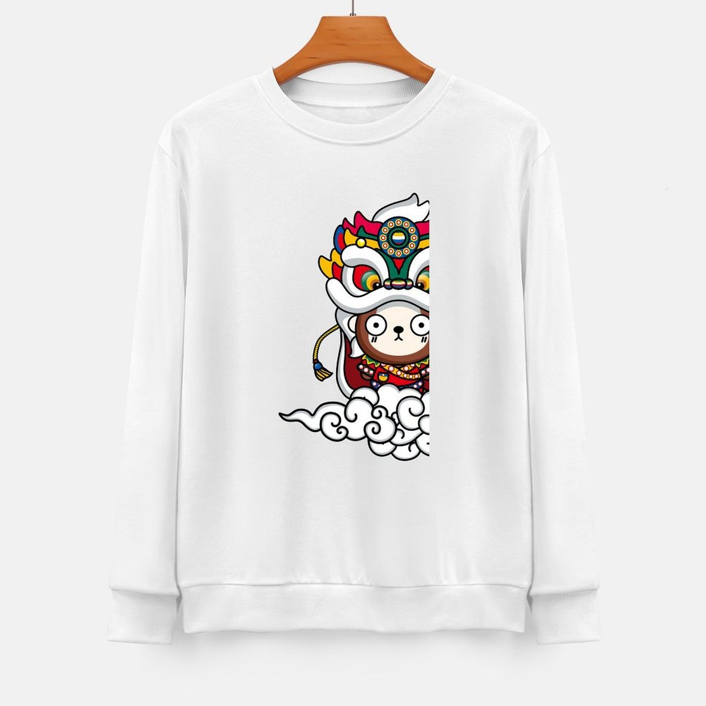 Front Patterned Long Sleeve TopHeritage On-Demand