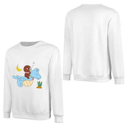 Front Patterned Long Sleeve TopStrong Heavyweight