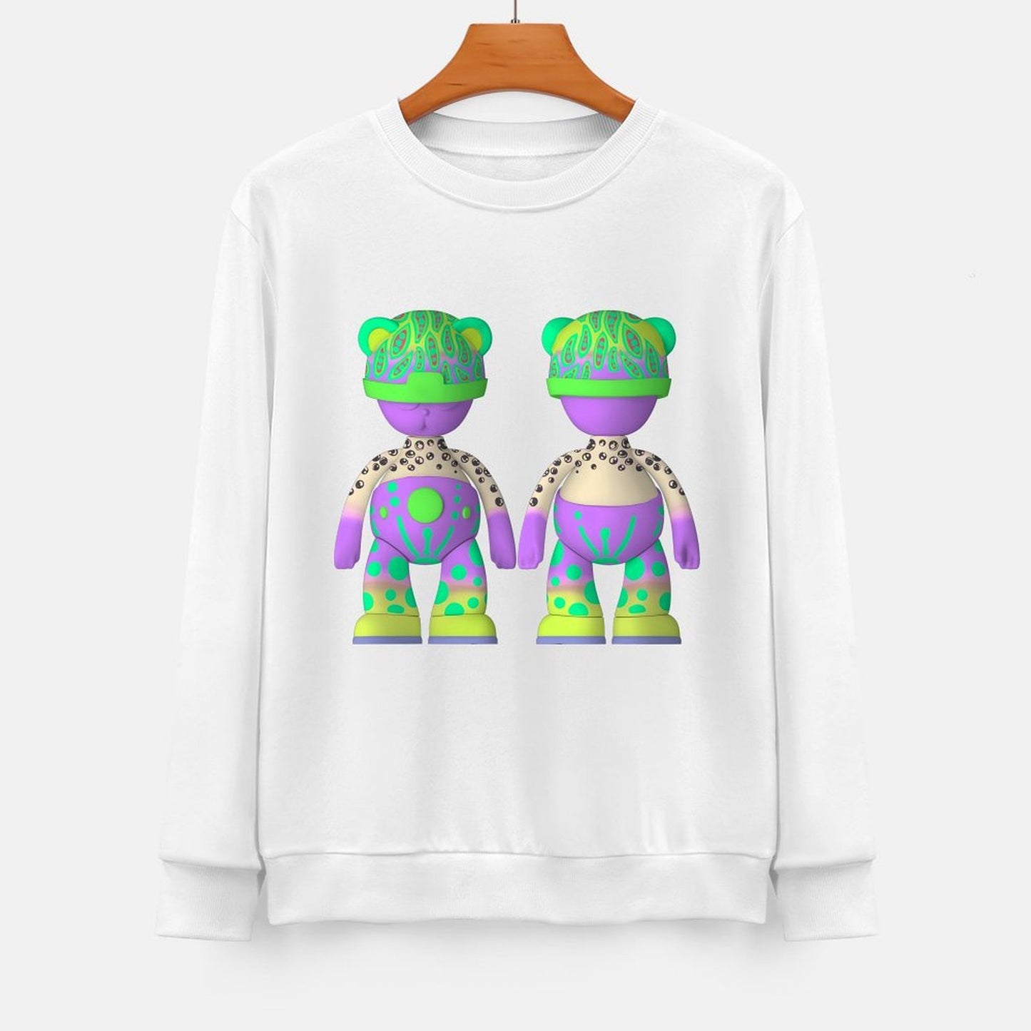 Long Sleeve With Front PatternEverydaySeries 100% Cotton