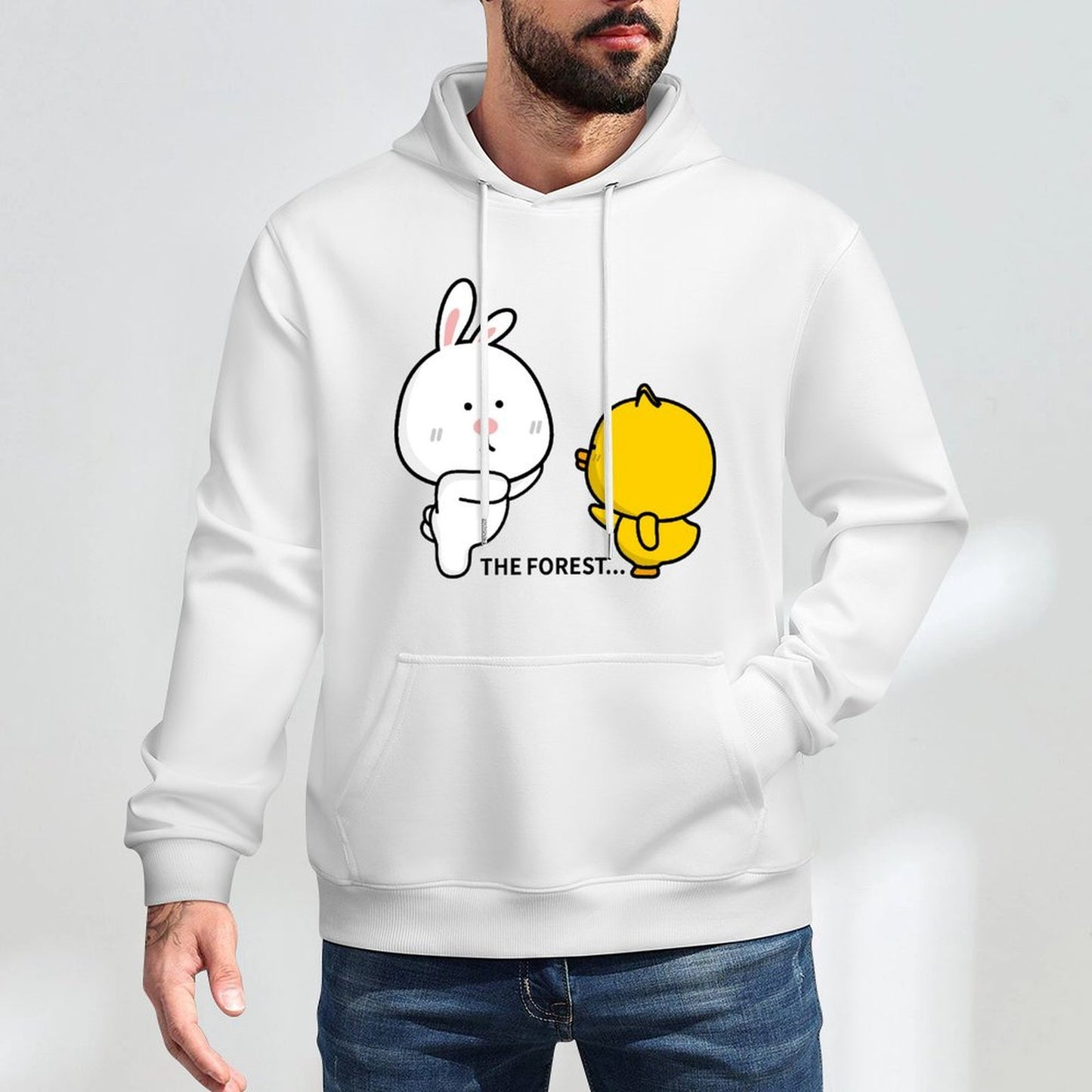 Crisp Print Colorfast Front Graphic Hoodies