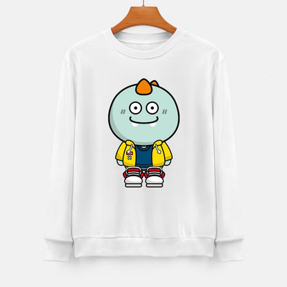 Front Patterned Long Sleeve TopRegularFit Original