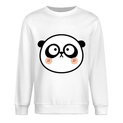 Front Patterned Long Sleeve TopCrisp Print Clean