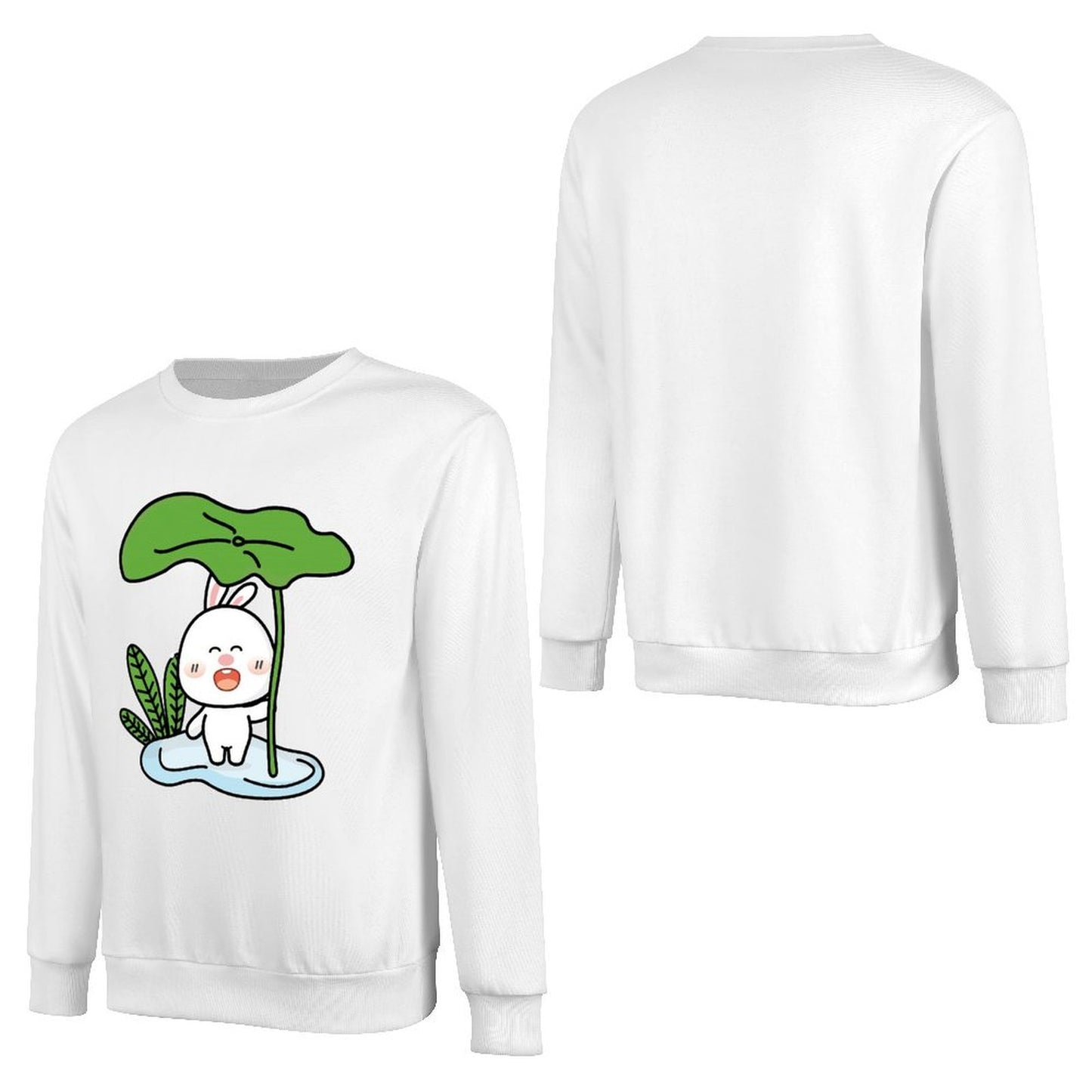 Front Patterned Long Sleeve TopLong Lasting Neutral